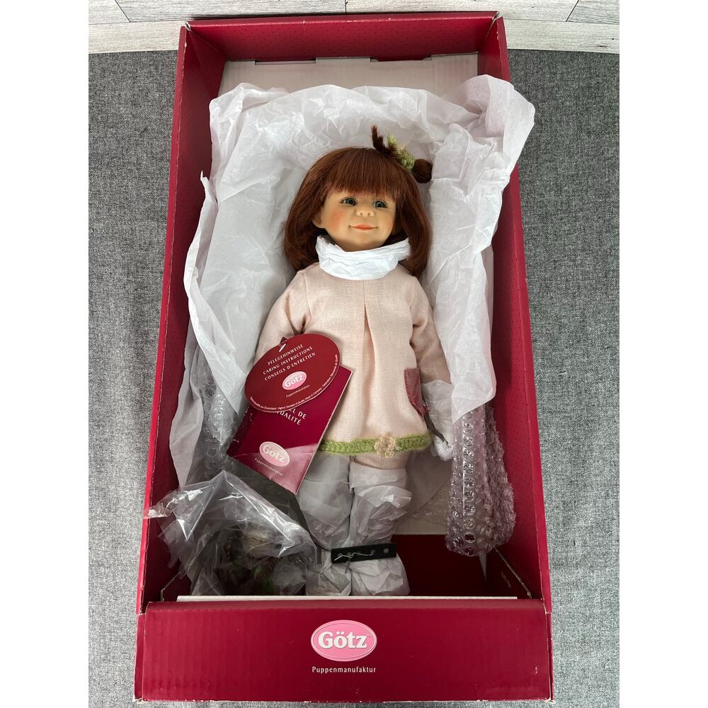 Gotz Suzi Eimer 16" TROLLCHEN KARLINCHIN Girl Doll NEW Porcelain Red Hair Outfit
